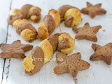 Biscotti per Natale bicolore