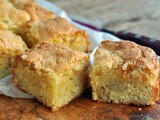 Blondies alle pere ricetta dolce veloce