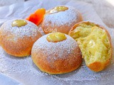 Bomboloni con crema di arancia
