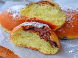 Brioche all’acqua sofficissime con nutella