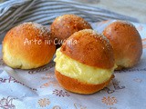 Brioche con crema pasticcera