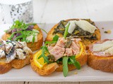 Bruschette per antipasto