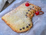 Calza di frolla alla nutella dolce della befana