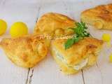 Campane di sfoglia ricotta e zucchine antipasto di Pasqua