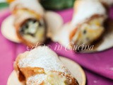 Cannoli alla crema di arancia e cioccolato con frolla