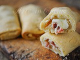 Cannoli di brisè farciti con salumi e formaggi