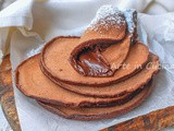 Cannoli di pancake al cacao con nutella