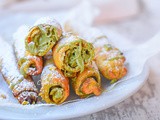 Cannoncini al pistacchio biscotti ripieni