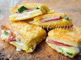 Carrozza con gorgonzola zucchine e bresaola