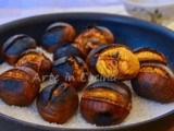 Castagne al sale grosso in padella