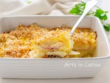 Cavolfiore con mozzarella e prosciutto al forno