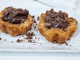 Cestini mimosa alla nutella pronti in 5 minuti