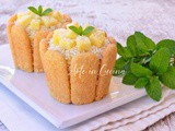 Charlotte all’ananas monoporzione