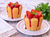 Charlotte alle fragole al cucchiaio
