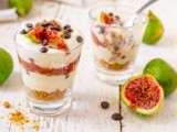 Cheesecake ai fichi: dolce al cucchiaio cremoso