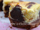 Cheesecake al cioccolato polka dot