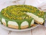 Cheesecake al pistacchio senza cottura