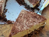 Cheesecake al tiramisu e nutella con riso soffiato