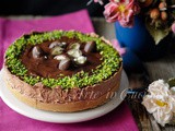 Cheesecake cioccolato e pistacchi ricetta veloce