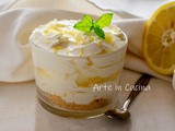 Cheesecake con limone al bicchiere