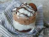 Cheesecake nutella e cocco al bicchiere