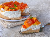 Cheesecake pesche e marmellata