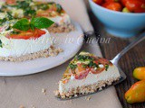 Cheesecake salata senza cottura ricetta veloce