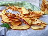Chips di mele essiccate
