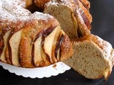 Ciambella al cacao e mele senza burro soffice per colazione