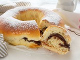 Ciambella brioche alla nutella