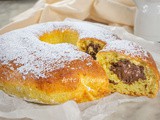 Ciambella brioche nuvola sofficissima alla nutella