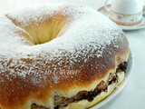 Ciambella di pan brioche alla nutella