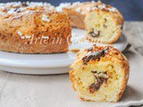 Ciambella di pasta frolla alla ricotta e cioccolato