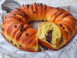 Ciambella gomitolo di lana alla nutella