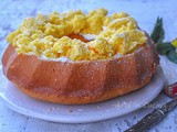 Ciambella mimosa al cocco con diplomatica