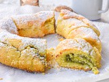 Ciambella morbida al pistacchio con pasta frolla