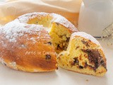 Ciambella nutella e gocce di cioccolato