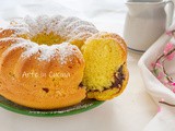 Ciambella nuvola con crema al cioccolato