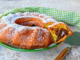 Ciambella ricotta e nutella veloce