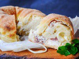 Ciambella salata alla ricotta e prosciutto soffice