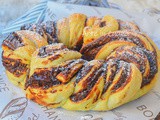Ciambella treccia russa alla nutella