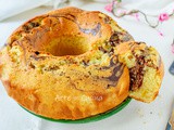 Ciambella variegata al cacao con ricotta