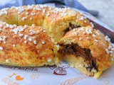 Ciambella zuccherata brioche alla nutella