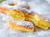 Ciambelle con sfoglia mele e crema