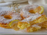 Ciambelle di sfoglia al limone e mascarpone