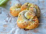 Ciambelle intrecciate con nutella per Pasqua