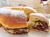 Ciambellone brioche cocco e nutella