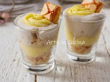 Coppa con crema pasticcera e al caffè