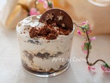 Coppa tiramisù al caffè con pan di stelle