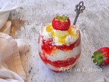 Coppa tiramisù fragole e limone